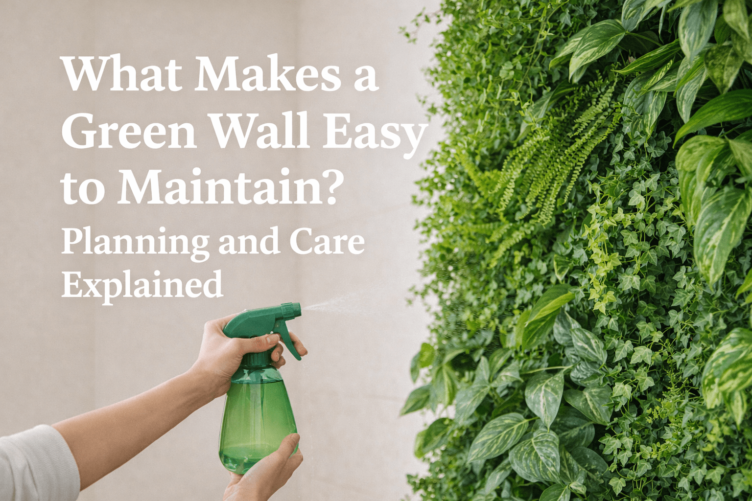 Green Wall Maintenance